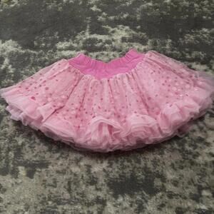 Jona Michelle Pink Polka Dot Pattern Layered Pettiskirt Tutu 3t
